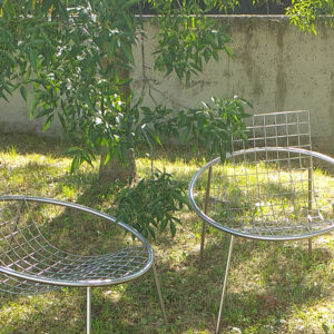 POLTRONE DA GIARDINO IN INOX